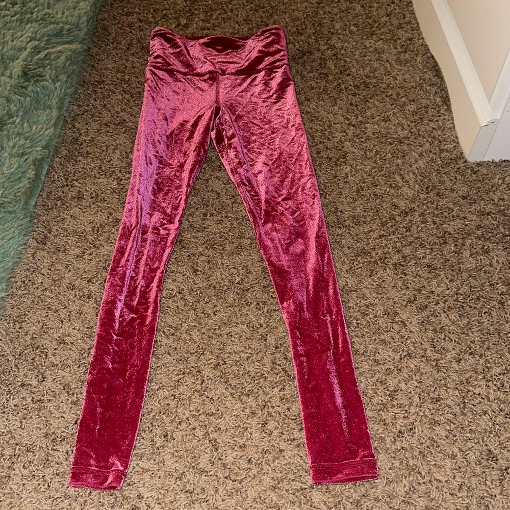 Athleta velvet leggings
